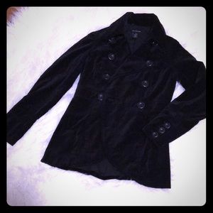 Calvin Klein Black Velvet Blazer